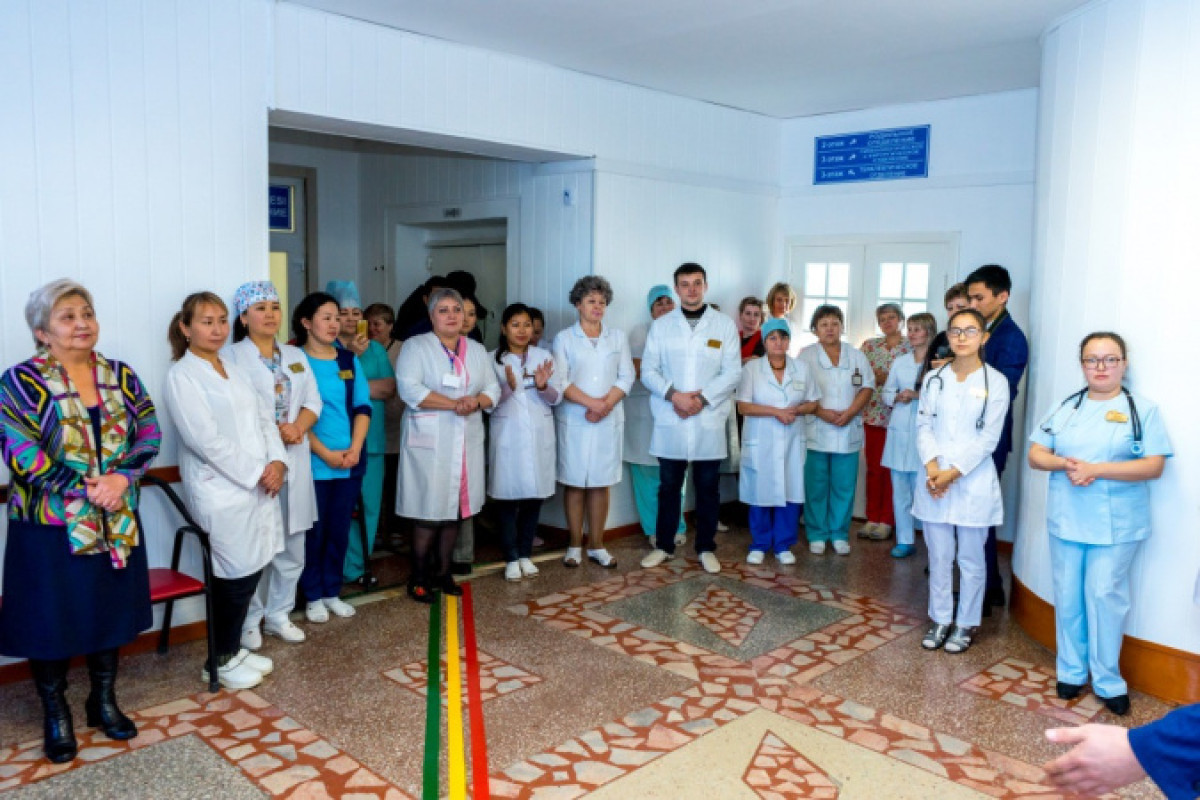 Капремонт завершился в райбольнице Акмолинской области