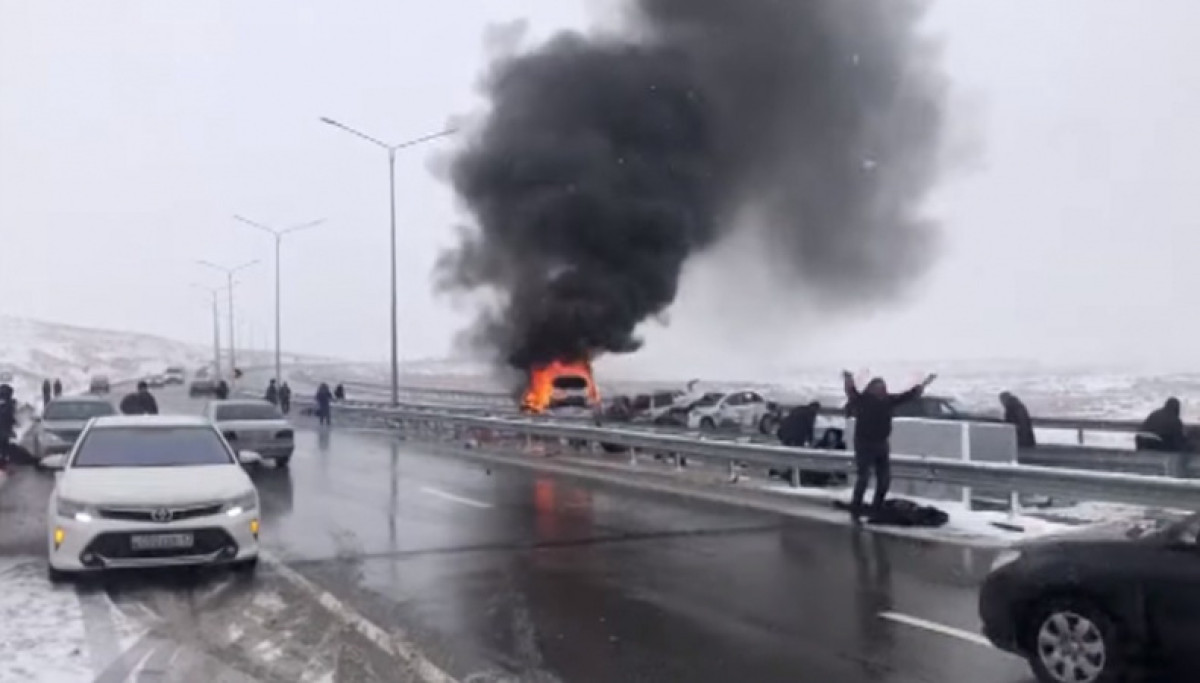 Массовое ДТП под Шымкентом: в полиции рассказали подробности