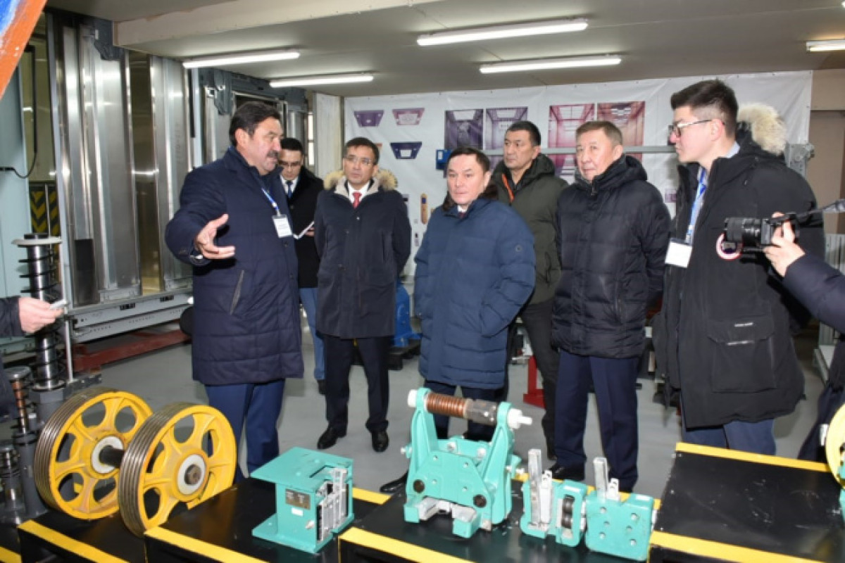 Поддержать единственный завод в Казахстане по выпуску лифтов поручил Ермек Маржикпаев