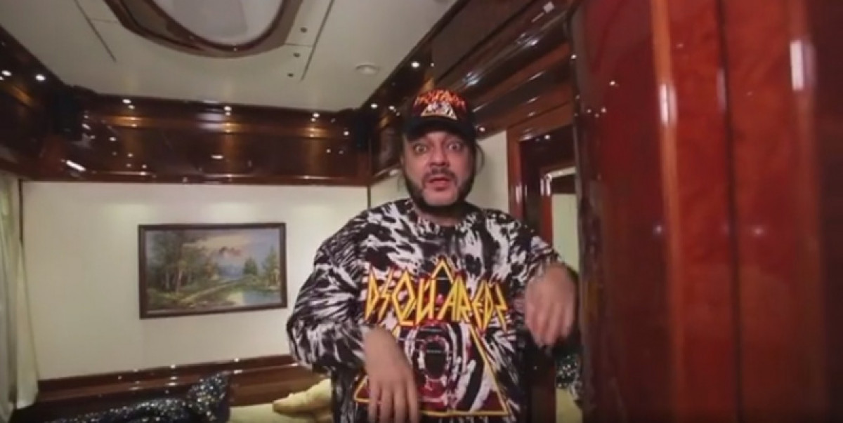 Киркоров показал вагон, в котором ездит на гастроли