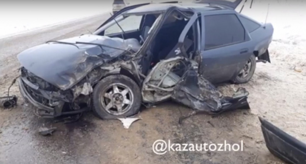 Младенец и четверо взрослых пострадали в крупном ДТП в Актюбинской области