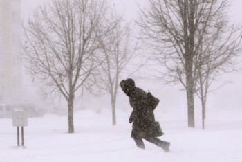 Фотография к новости: Штормовое предупреждение объявлено в столице и трех областях Казахстана