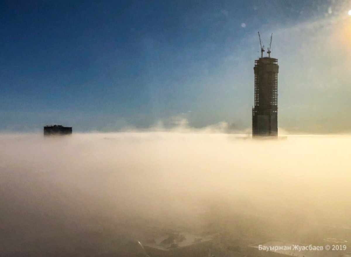 Для тех, кто все проспал: Нур-Султан утонул в тумане