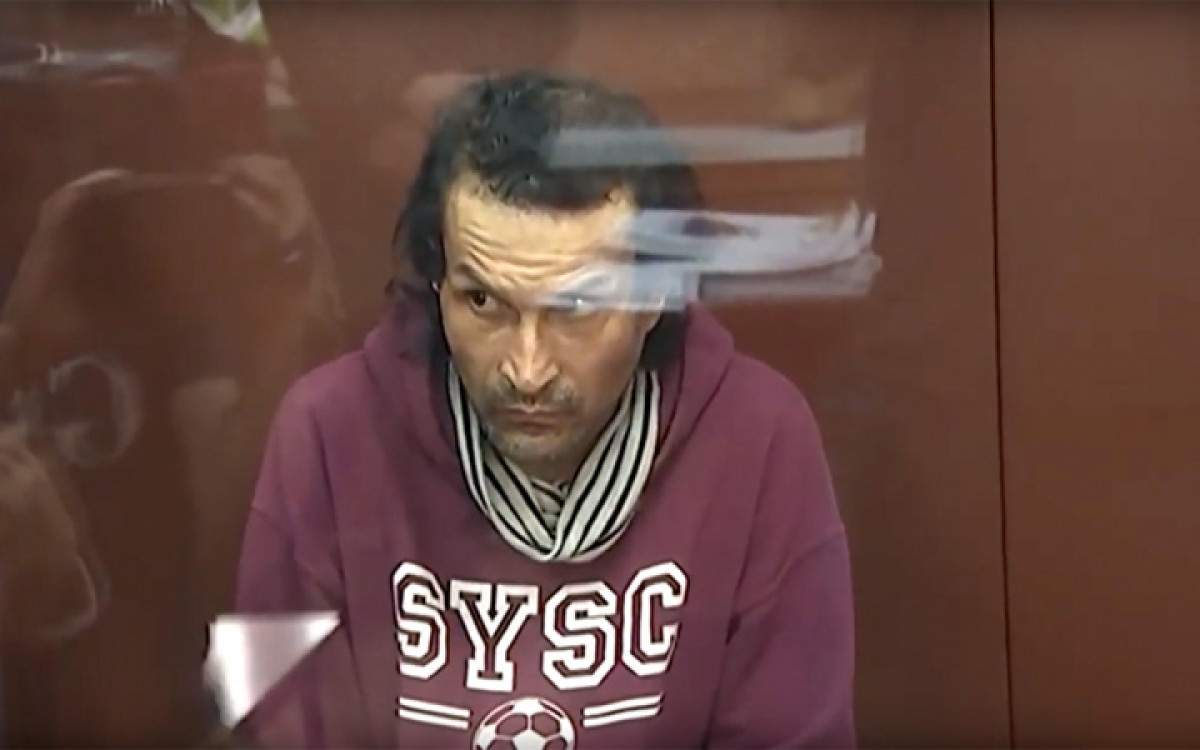 Задержанный за нападение на главу ЦИК. Кадр телеканала ТВЦ