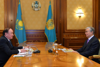 Фотография к новости: Токаев принял лидера партии "Ауыл"