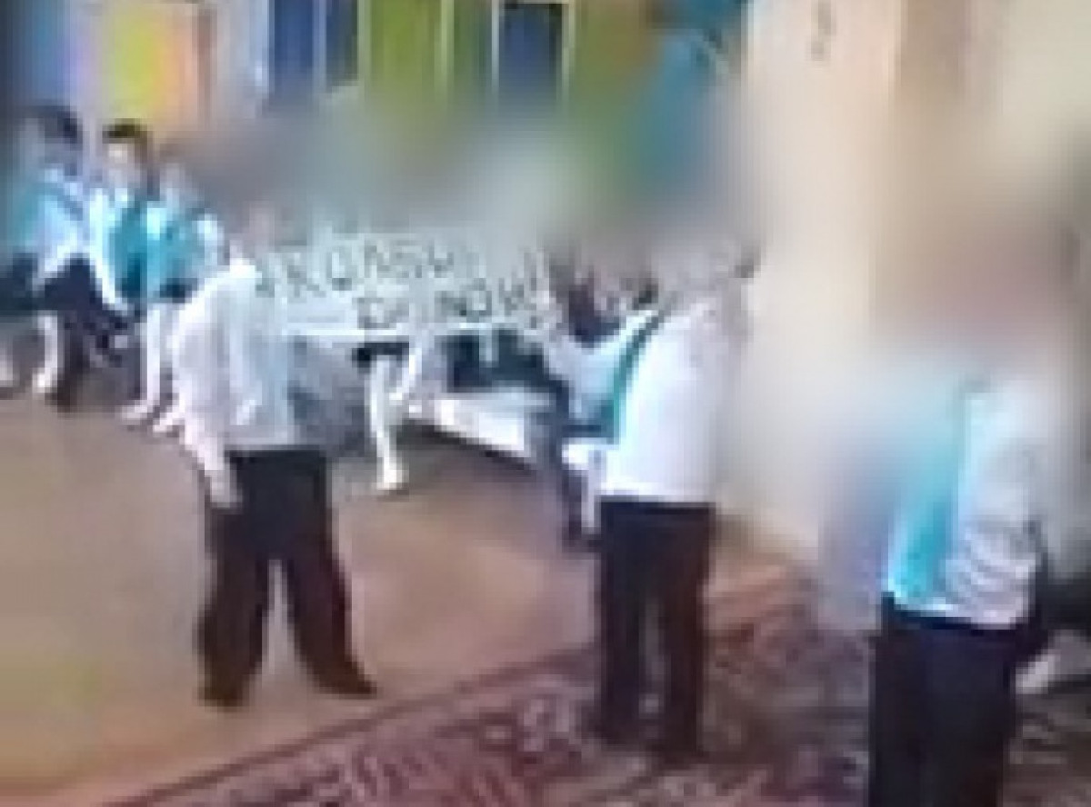Разгонять митинги учили детей в детском саду в Алматинской области