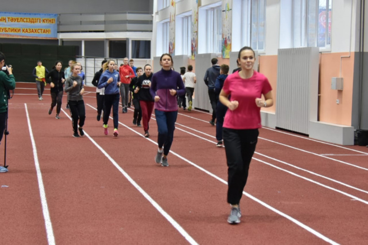 Легкоатлетический манеж открыли в Кокшетау ко Дню независимости