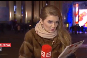 Фотография к новости: Белорусскую журналистку заподозрили в выходе в прямой эфир в нетрезвом виде