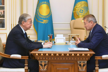 Фотография к новости: Глава государства принял акима ВКО Даниала Ахметова