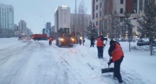 Снегопад и усиление ветра ожидаются в Казахстане