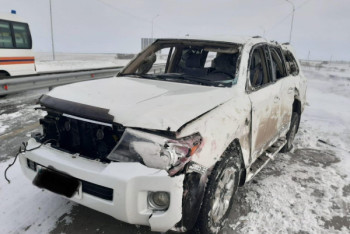 Фотография к новости: Женщина и ребенок погибли в ДТП на трассе в Павлодарской области