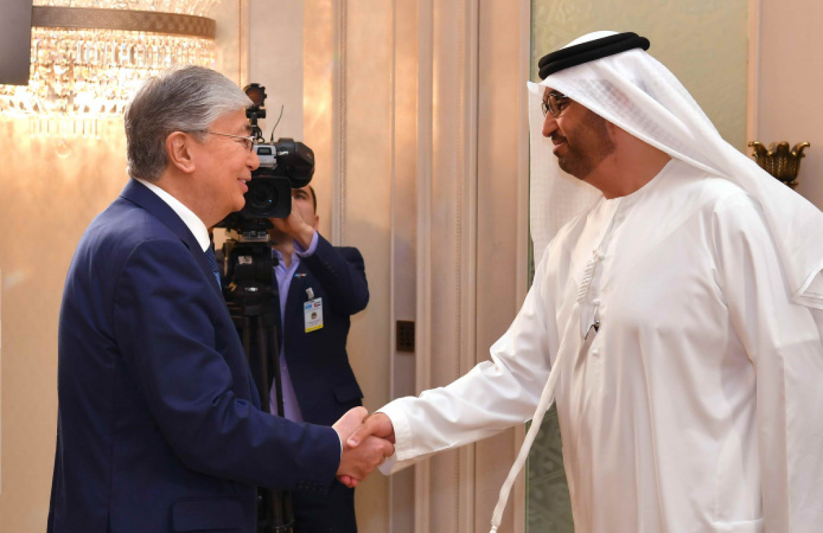 Токаев встретился с представителями бизнеса ОАЭ