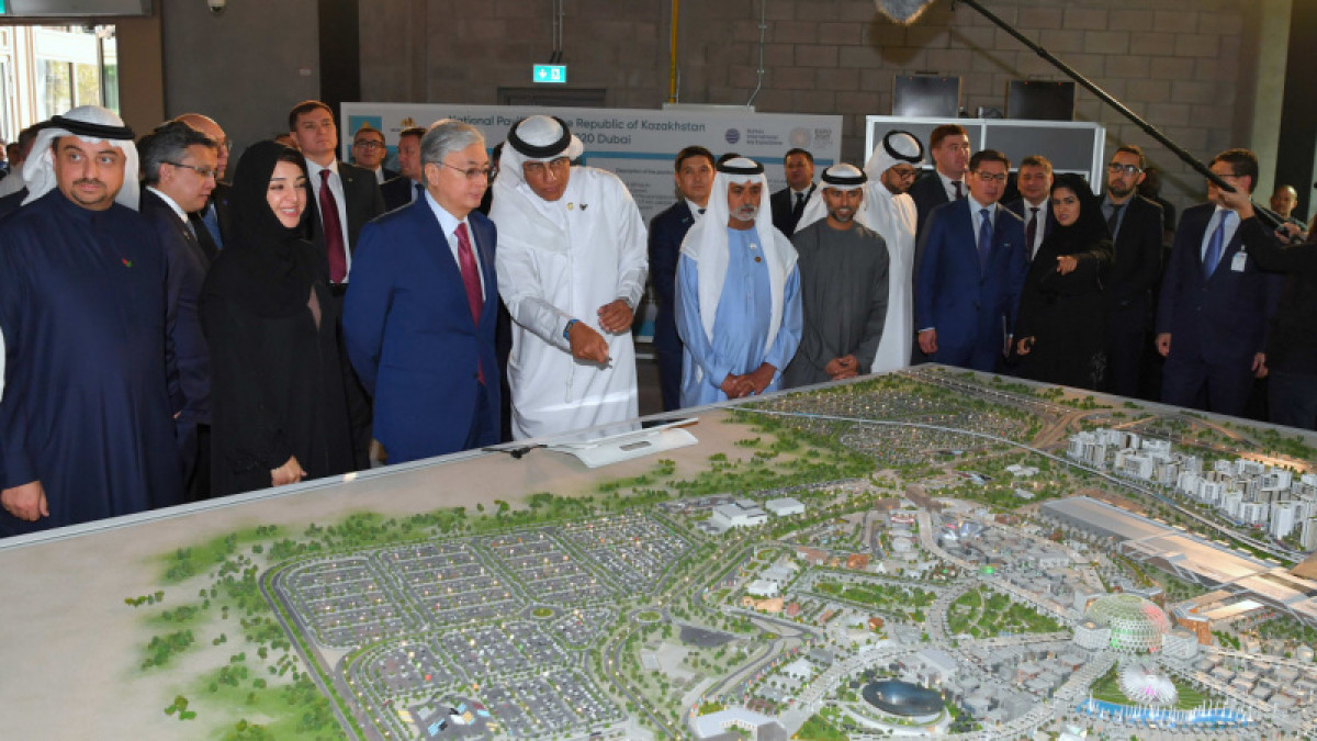 Токаеву презентовали павильон Казахстана на "ЭКСПО-2020" в Эмиратах