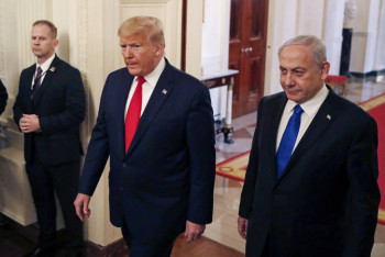 Фотография к новости: Дональд Трамп раскрыл детали "сделки века" между Палестиной и Израилем