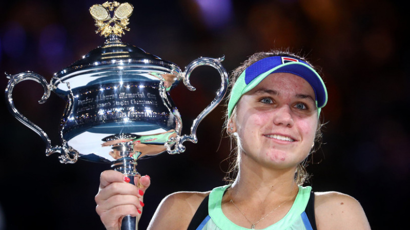 Фотография к новости: Кенин стала самой юной чемпионкой Australian Open после Шараповой