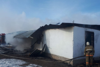 Фотография к новости: Двое детей погибли в результате пожара в частном доме в Алматинской области