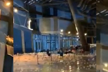 Фотография к новости: Факт обрушения кровли на стадионе Astana Arena подтвердили в ДЧС Нур-Султана