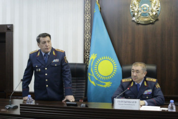 Фотография к новости: Назначен начальник Департамента полиции Жамбылской области