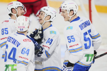 Фотография к новости: "Барыс" одержал победу в Екатеринбурге, выиграв четвертый подряд матч в КХЛ