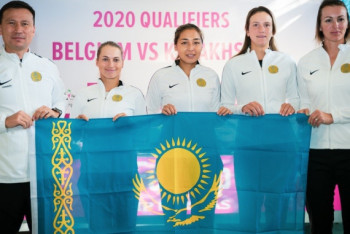 Фотография к новости: В плей-офф Кубка федерации женская команда Казахстана по теннису сыграет с Аргентиной