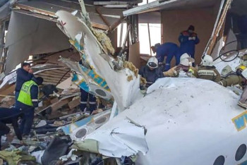 Фотография к новости: В МИИР воссоздали картину крушения самолета Bek Air