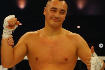 Фотография к новости: Непобежденный боксер из Казахстана опубликовал видео тренировки