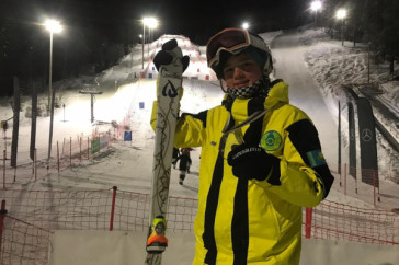 Фотография к новости: Казахстанка Городко стала победительницей Кубка Европы по фристайл-могулу