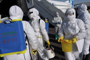 Фотография к новости: Профилактика коронавируса: в Алматы усилен контроль за обеспечением общественных мест антисептическими средствами