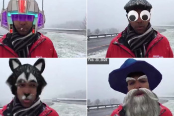 Фотография к новости: Репортер сделал ошибку в эфире и снял самый смешной репортаж в карьере