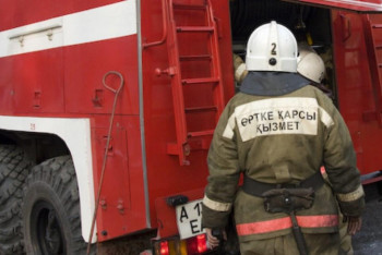 Фотография к новости: Пожар произошел в ЖК "Нурсая-2" в Нур-Султане