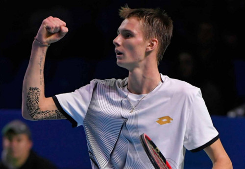 Фотография к новости: Бублик выиграл в матче Кубка Дэвиса в противостоянии с Нидерландами