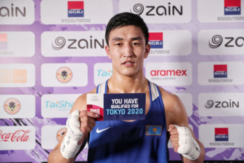 Фотография к новости: Боксер Абильхан Аманкул завоевал путевку на Олимпиаду в Токио