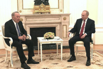 Фотография к новости: Назарбаев и Путин обсудили вопросы стратегического партнерства