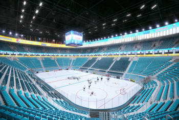 Фотография к новости: "Барыс" проведет домашние матчи плей-офф КХЛ без зрителей