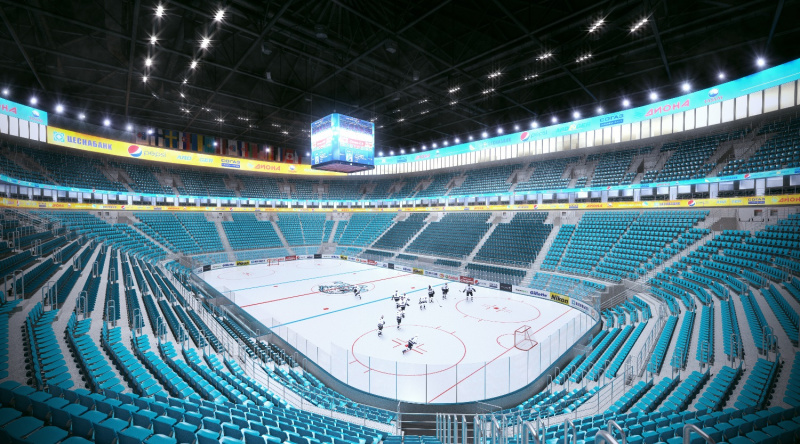 Фотография к новости: "Барыс" проведет домашние матчи плей-офф КХЛ без зрителей