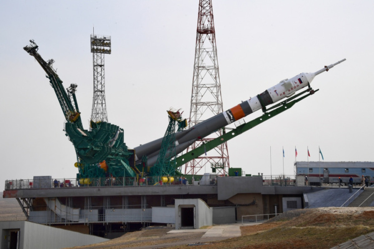 С космодрома Байконур стартовал пилотируемый "Союз МС-16"