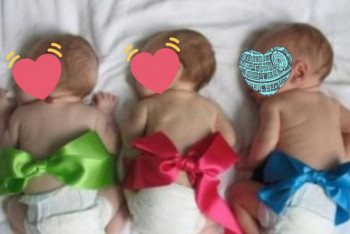 Фотография к новости: Жительница Актау родила тройню на 32-й неделе беременности