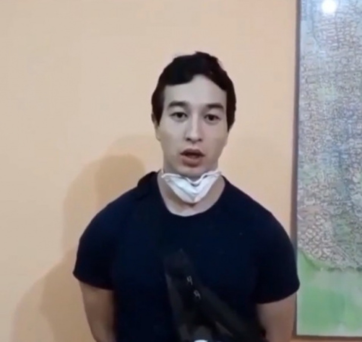 Один из участников конфликта с полицейскими в Алматы принес свои извинения