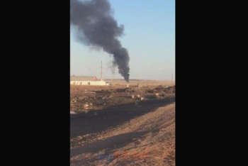 Фотография к новости: Военный самолет упал рядом с Карагандой