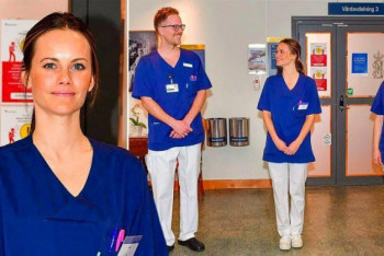 Фотография к новости: Шведская принцесса София начала работать медсестрой в больнице