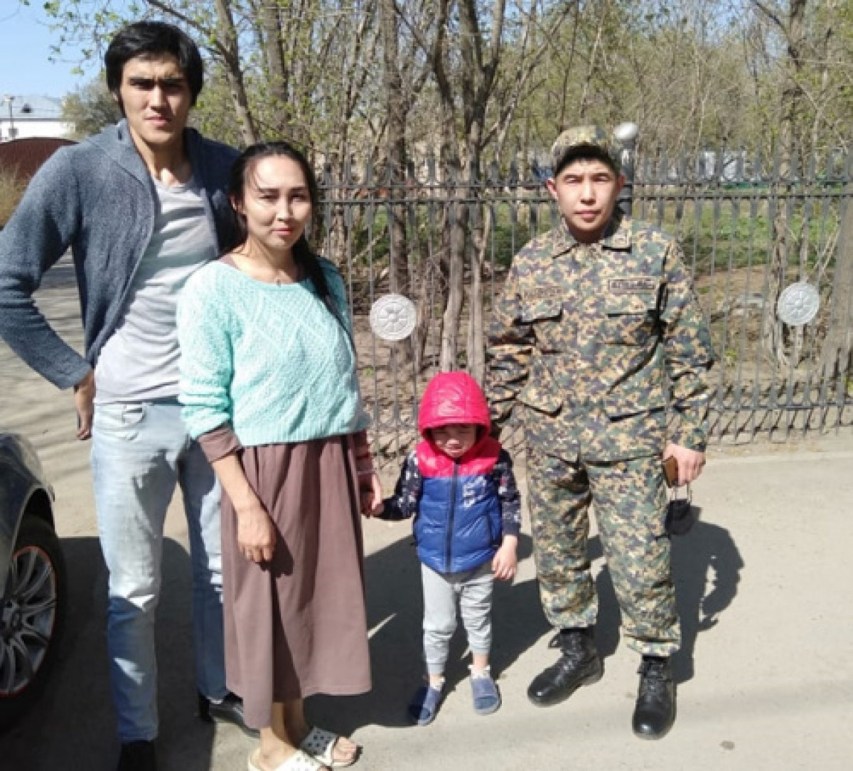 Потерявшегося трехлетнего ребенка нашел гвардеец в Кокшетау