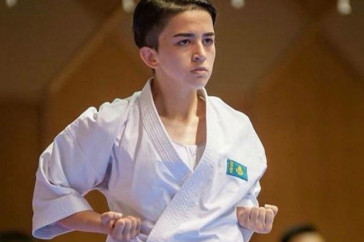 Фотография к новости: Казахстанская каратистка победила в виртуальном международном турнире