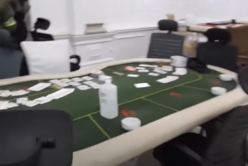 Фотография к новости: Стали доступны кадры спецоперации в подпольном казино в Алматы