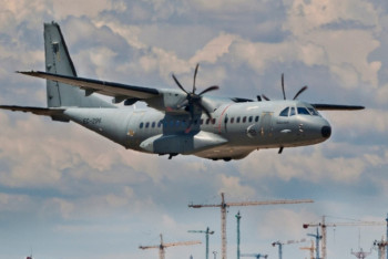 Фотография к новости: Аварийную посадку военного самолета в Жетыгене сняли на видео