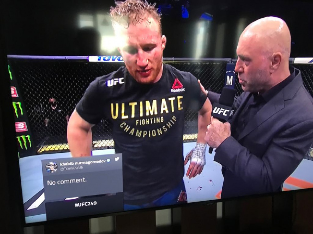 Джастин Гэтжи нокаутировал Тони Фергюсона на UFC 249