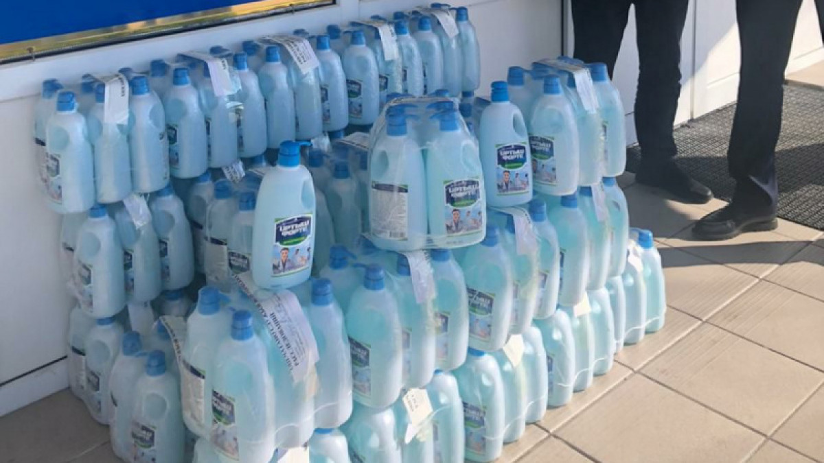 Предпринимателям Нур-Султана решили вернуть изъятые антисептики