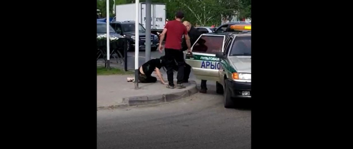 Транссексуала протащили за волосы по асфальту охранники в Костанае