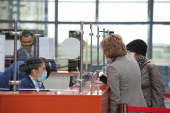 Фотография к новости: Как заработали после режима ЧП вокзалы Нур-Султана. Фоторепортаж