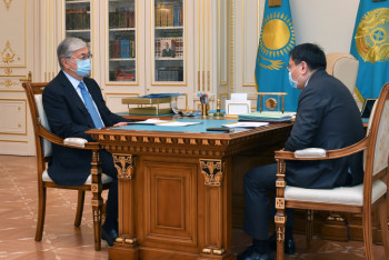 Фотография к новости: Досаев доложил Токаеву о ходе антикризисных мероприятий