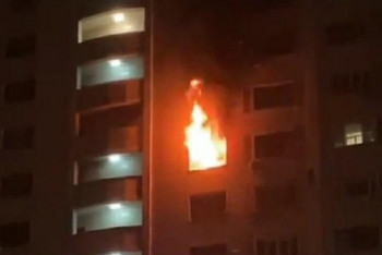 Фотография к новости: Квартира загорелась в крупном ЖК Алматы